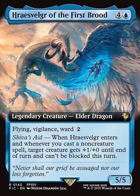 Hraesvelgr of the First Brood (142) [Final Fantasy Commander]