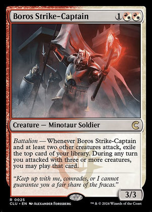 Boros Strike-Captain (25) [Ravnica: Clue Edition]