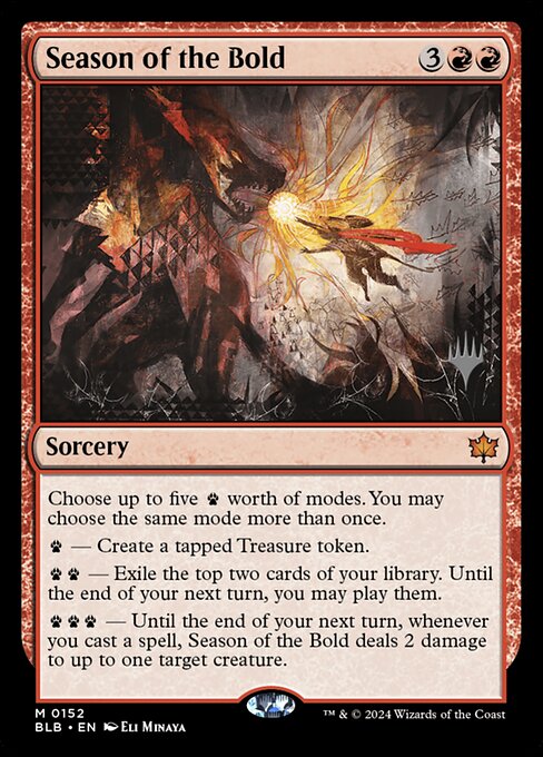 Season of the Bold (152p) [Bloomburrow Promos]