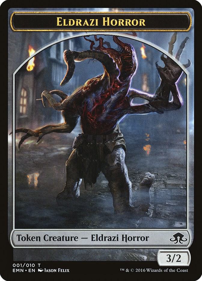 Eldrazi Horror Token (1) [Eldritch Moon]