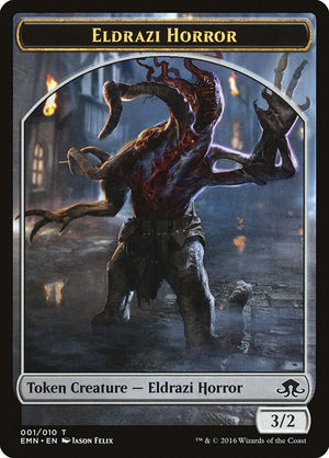 Eldrazi Horror Token (1) [Eldritch Moon]