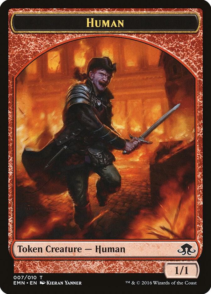 Human Token (7) [Eldritch Moon]