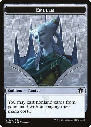 Emblem - Tamiyo, Field Researcher (10) [Eldritch Moon]