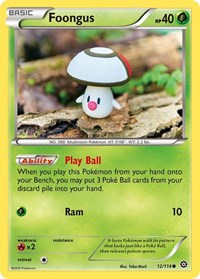 Foongus (12/114) [XY Steam Siege]