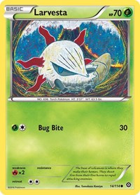 Larvesta (14/114) [XY Steam Siege]