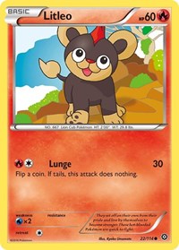 Litleo (22/114) [XY Steam Siege]