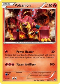 Volcanion (25/114) [XY Steam Siege]