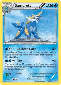 Samurott (32/114) [XY Steam Siege]