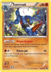 Toxicroak (59/114) [XY Steam Siege]