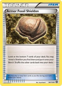 Armor Fossil Shieldon (98/114) [XY Steam Siege]