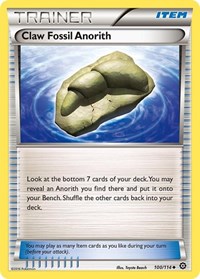 Claw Fossil Anorith (100/114) [XY Steam Siege]