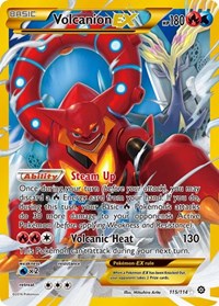 Volcanion EX (Secret) (115/114) [XY Steam Siege]
