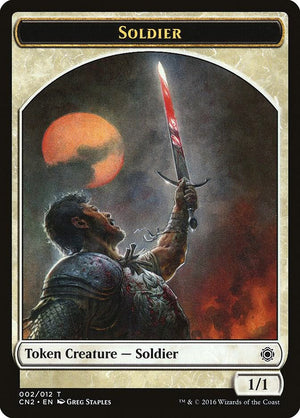 Soldier Token (002) [Conspiracy: Take the Crown]