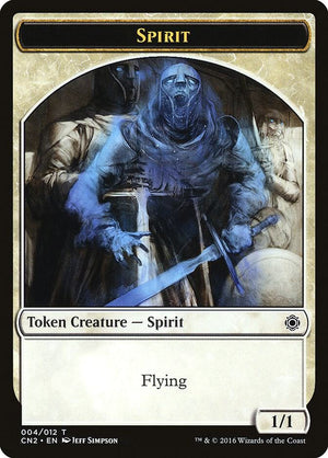 Spirit Token (4) [Conspiracy: Take the Crown]