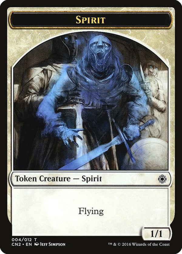 Spirit Token (4) [Conspiracy: Take the Crown]