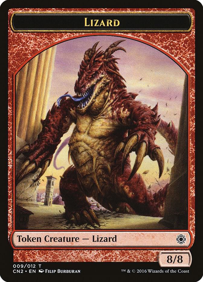 Lizard Token (9) [Conspiracy: Take the Crown]