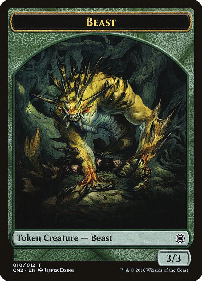 Beast Token (10) [Conspiracy: Take the Crown]