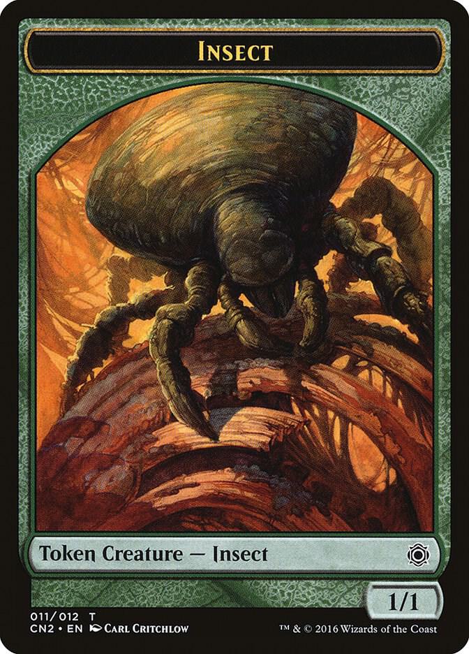 Insect Token (11) [Conspiracy: Take the Crown]