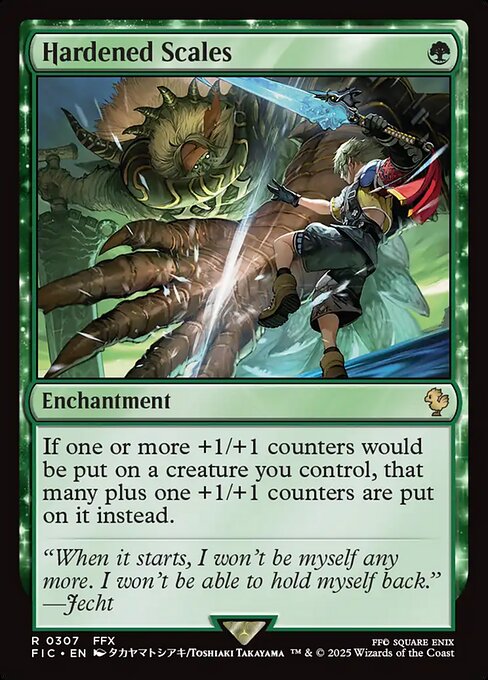 Hardened Scales (307) [Final Fantasy Commander]