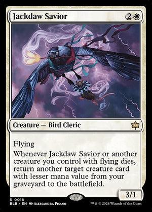 Jackdaw Savior (18) [Bloomburrow]