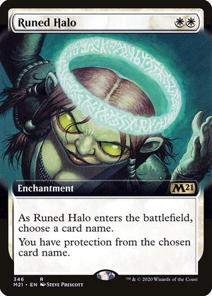 Runed Halo (346) [Core Set 2021] [Extended Art]