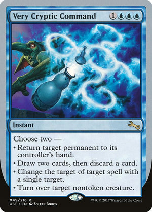 Very Cryptic Command (49d) [Unstable]