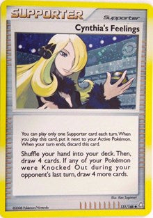 Cynthia's Feelings - 131/146 (Cosmos Holofoil) (131/146) [Miscellaneous Cards and Products]