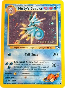 Misty's Seadra (Prerelease) (009/132) [WoTC Promo]