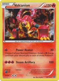 Volcanion - 25/114 (Cracked Ice Holo) (025/114) [Deck Exclusives]