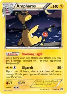 Ampharos - 40/114 (XY Steam Siege) (040/114) [Deck Exclusives]
