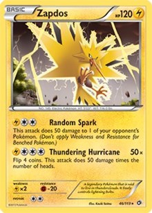 Zapdos - 46/113 (BW Legendary Treasures) (046/113) [Deck Exclusives]