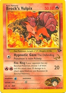 Brock's Vulpix [W Stamped] (037/132) [WoTC Promo]