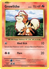 Growlithe (17/108) [XY Evolutions]