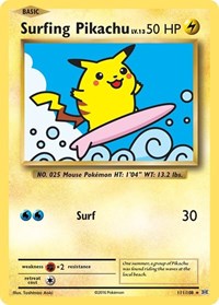 Surfing Pikachu (111/108) [XY Evolutions]