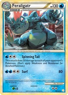 Feraligatr - 20/123 (Cosmos Holo) (020/123) [Deck Exclusives]