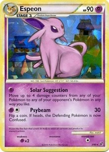 Espeon - 2/90 (HGSS Undaunted - Cracked Ice Holo) (002/090) [Deck Exclusives]