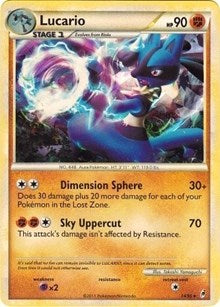 Lucario - 14/95 (Cracked Ice Holo) (014/095) [Deck Exclusives]