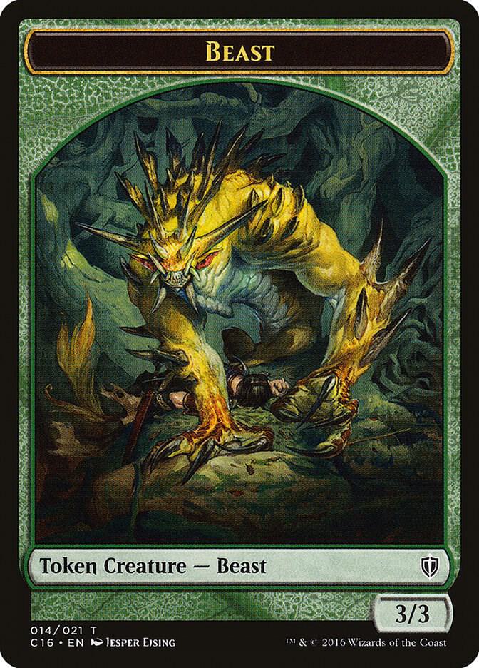 Beast // Ogre Double-Sided Token (14 // 13) [Commander 2016]