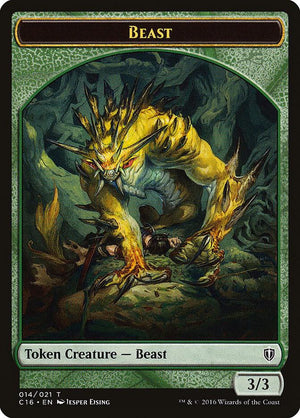 Beast // Ogre Double-Sided Token (14 // 13) [Commander 2016]