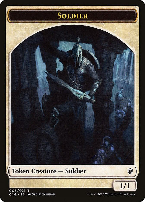 Soldier // Squid Double-Sided Token (5 // 8) [Commander 2016]