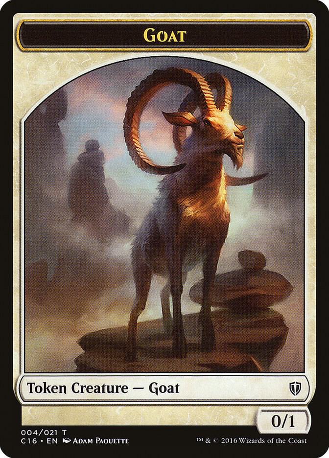 Goat // Thopter Double-Sided Token (4 // 9) [Commander 2016]