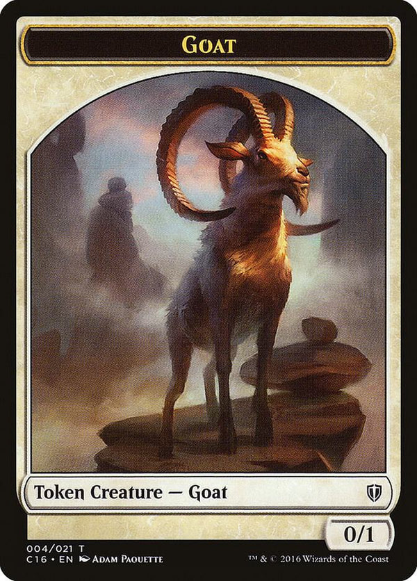 Goat // Thopter Double-Sided Token (4 // 9) [Commander 2016]