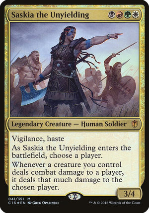 Saskia the Unyielding (Commander 2016) (41) [Oversize Cards]