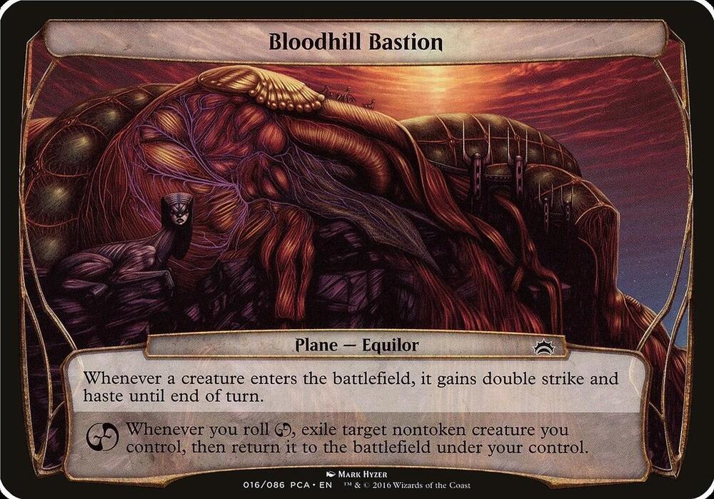 Bloodhill Bastion (Planechase Anthology) [Oversize Cards]
