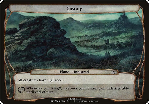 Gavony (Planechase Anthology) [Oversize Cards]