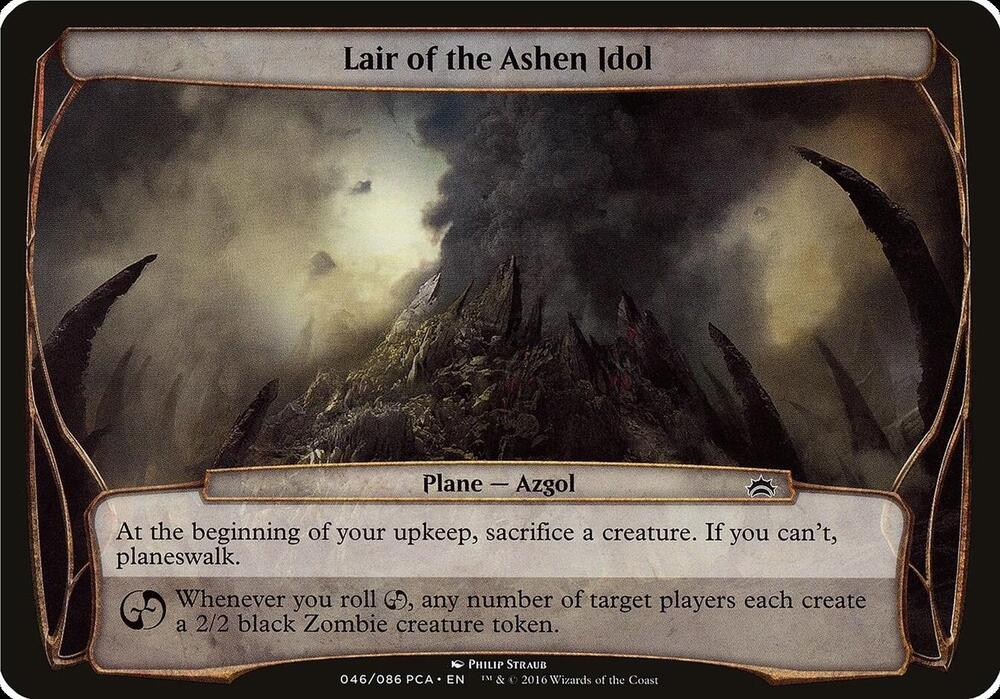 Lair of the Ashen Idol (Planechase Anthology) [Oversize Cards]