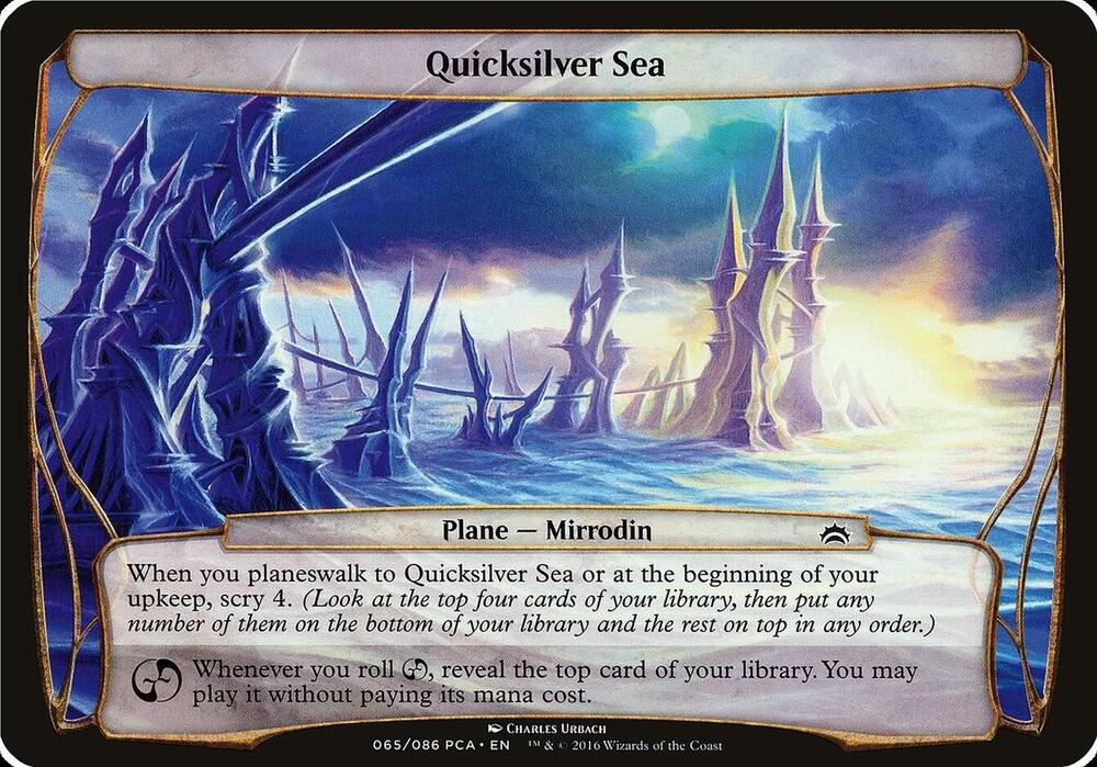 Quicksilver Sea (Planechase Anthology) [Oversize Cards]