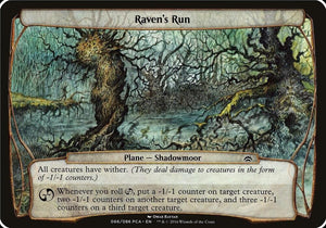 Raven's Run (Planechase Anthology) [Oversize Cards]