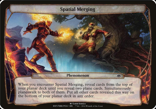 Spatial Merging (Planechase Anthology) [Oversize Cards]
