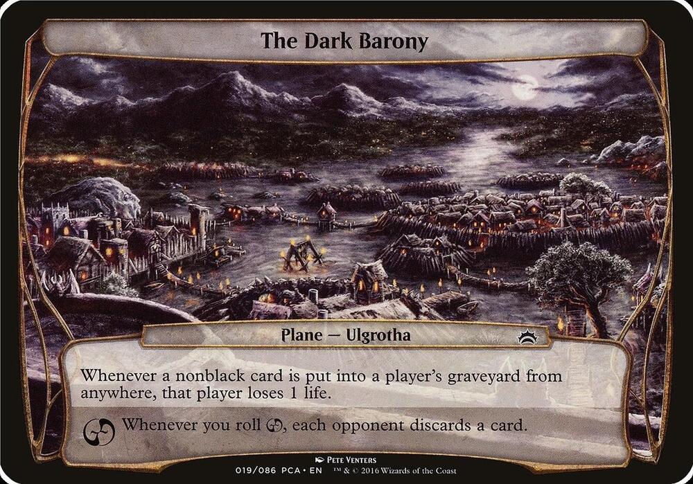 The Dark Barony (Planechase Anthology) [Oversize Cards]